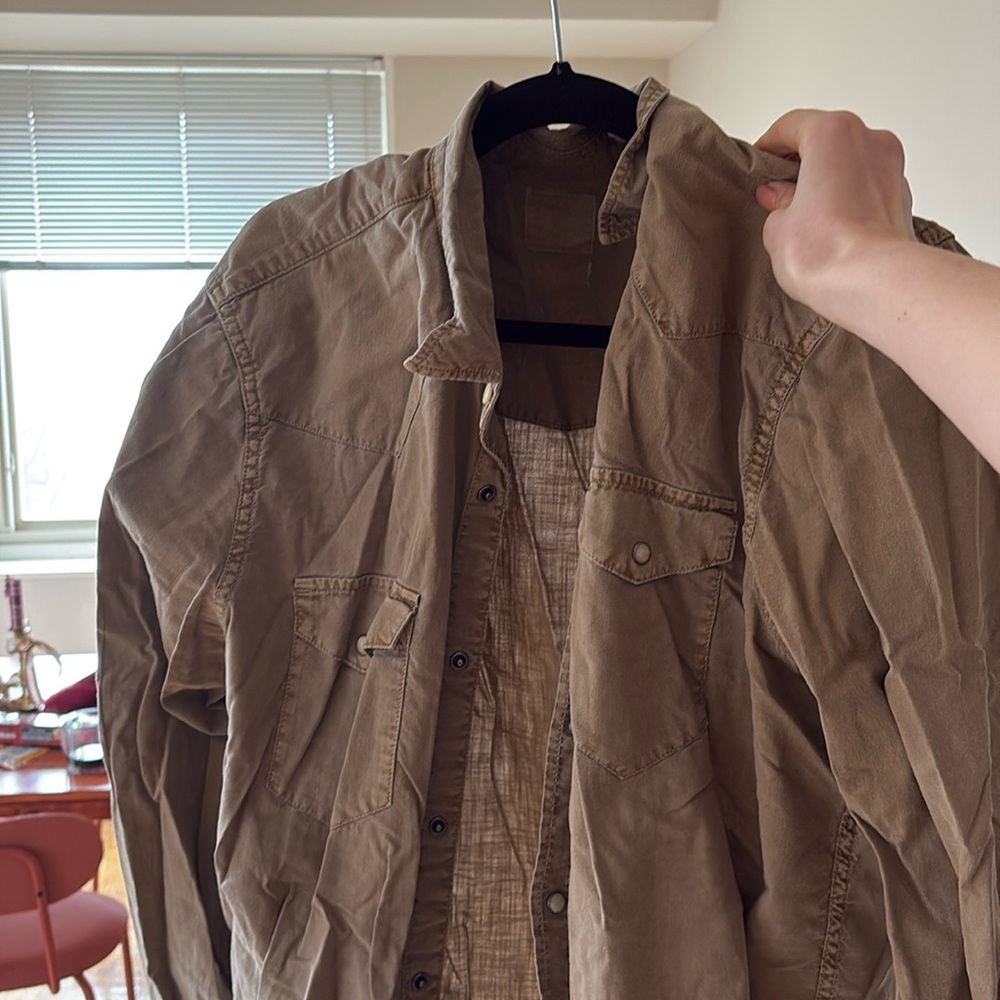 Brown over shirt